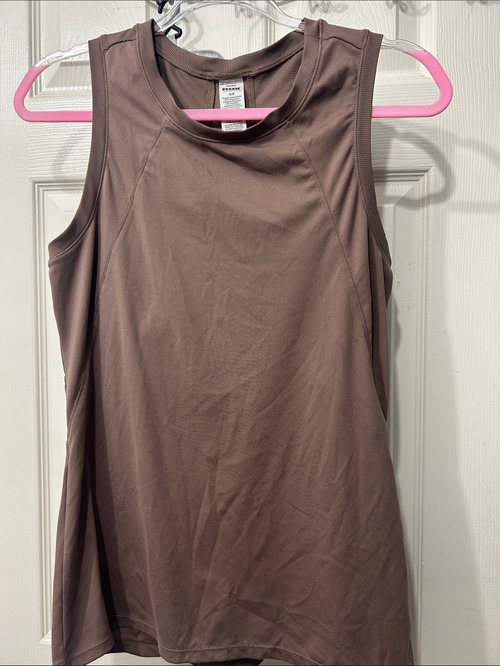 RBX Women's Mauve Brown Athletic Tank Top